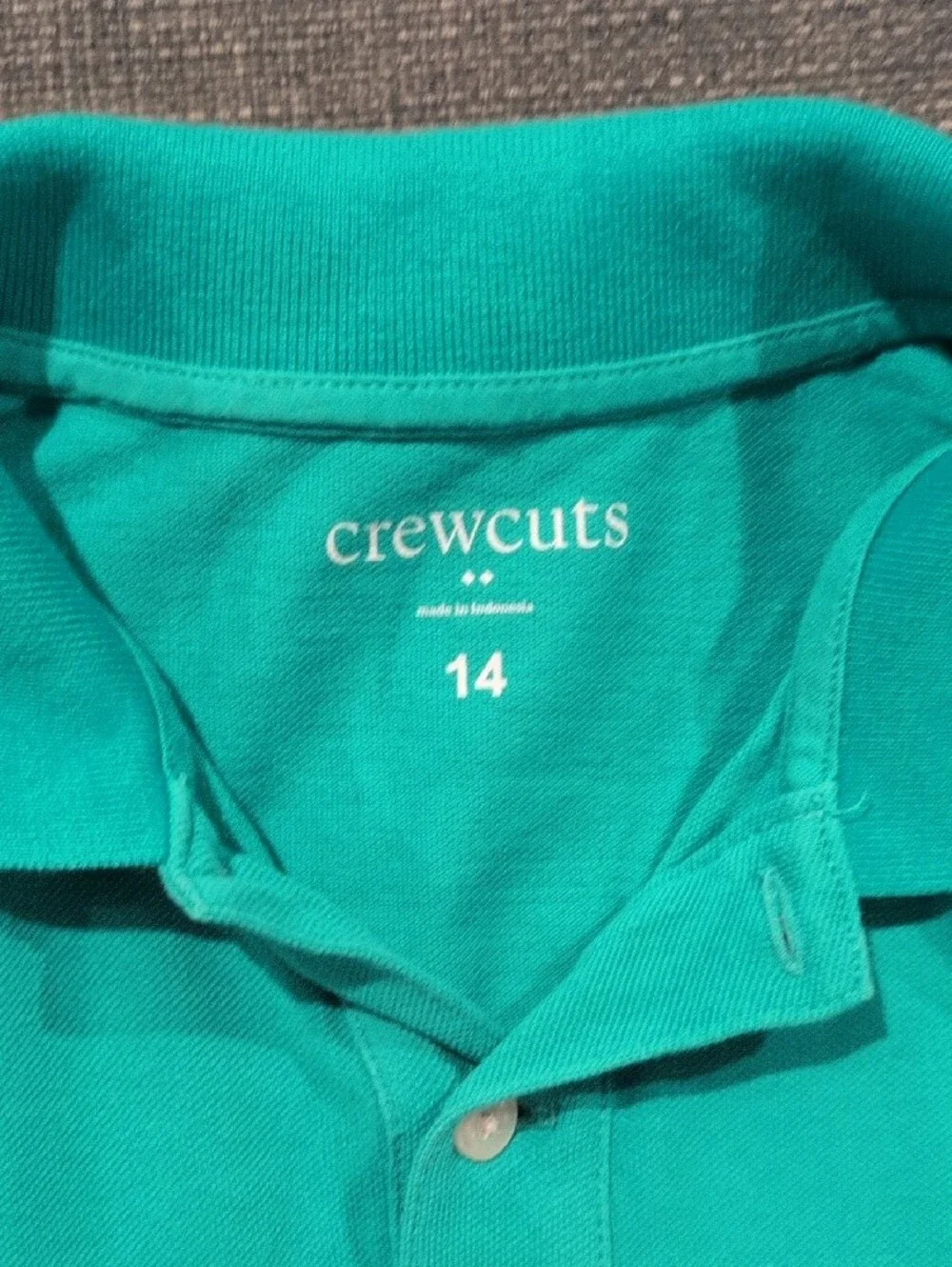 Crewcuts Teal Green Short Sleeve Polo